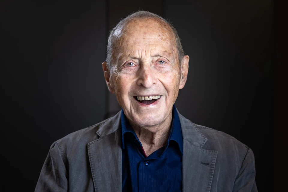 Jost Hochuli auf der Typo St. Gallen, November 2023