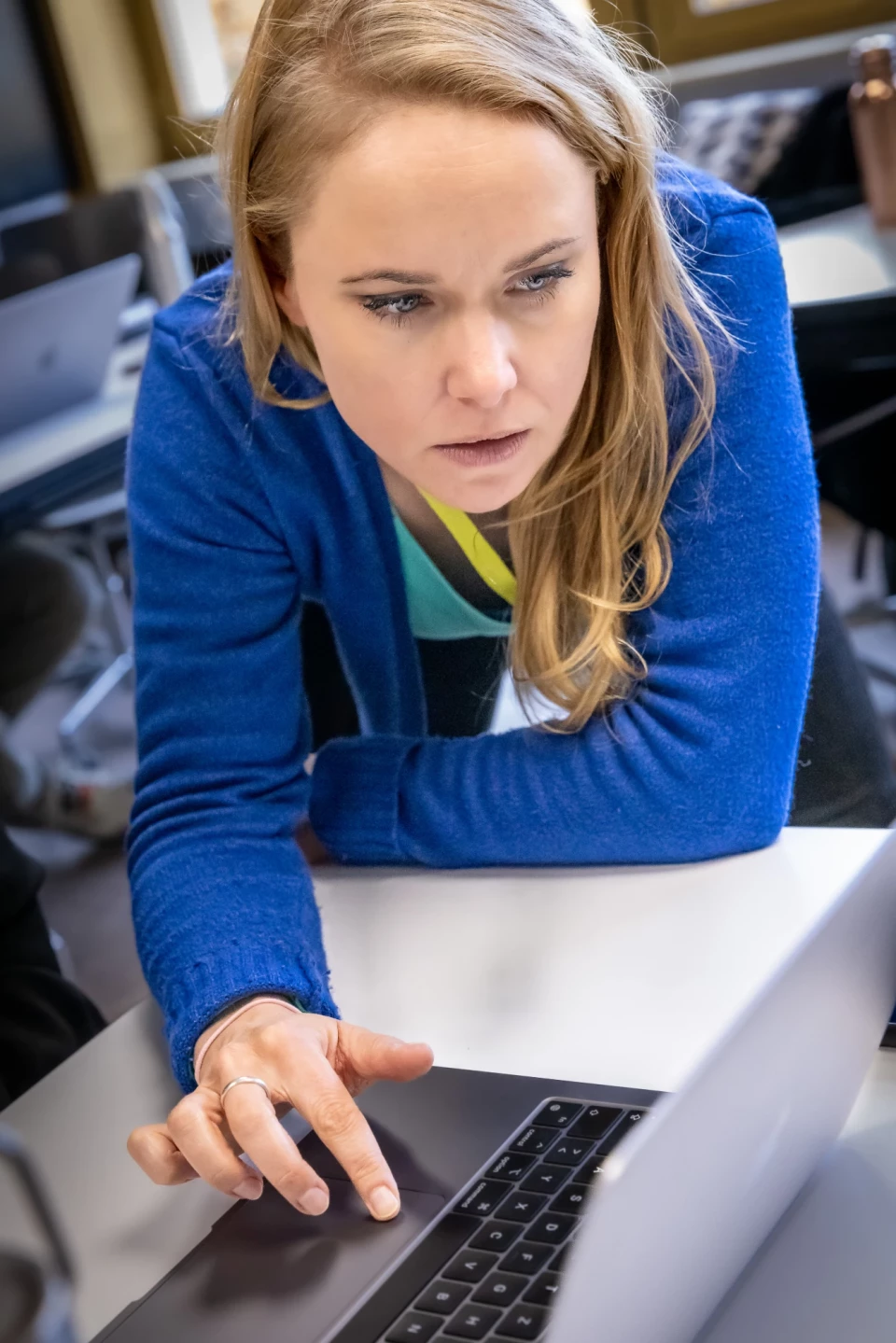 Ulrike Rausch (Liebe Fonts) auf der Typo St. Gallen, November 2023
