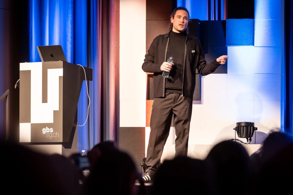 Guido de Boer auf der Typo St. Gallen, November 2023